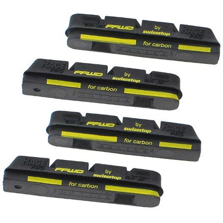 Okładziny hamulcowe Brake Pads for Carbon Rims/set of 4 Shimano. SwissStop Black Prince